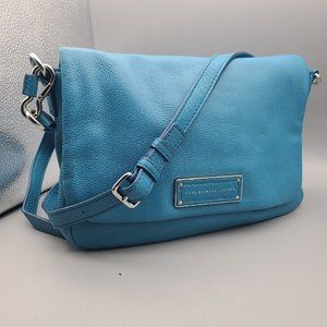 Marc by Marc Jacobs bag purse Too Hot To Handle Lea Turkish Tile Cross Body blue